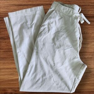 Grayer's Cream Cotton Double Cloth Pants. Sz. L
